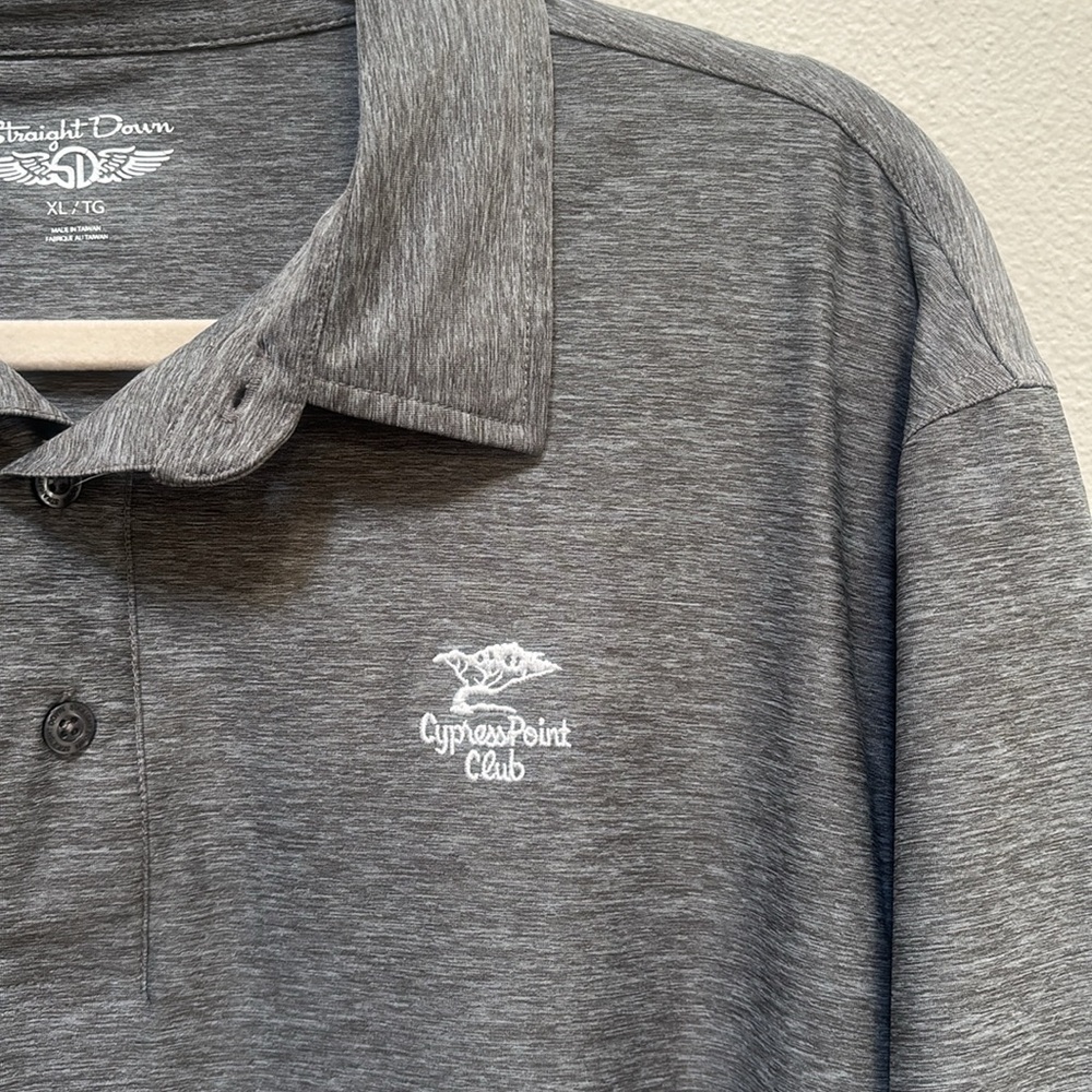 Straight Down Men’s Cypress Point Golf Shirt